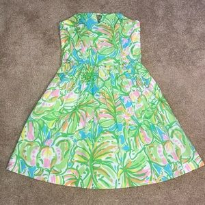 Strapless Lilly Pulitzer dress
